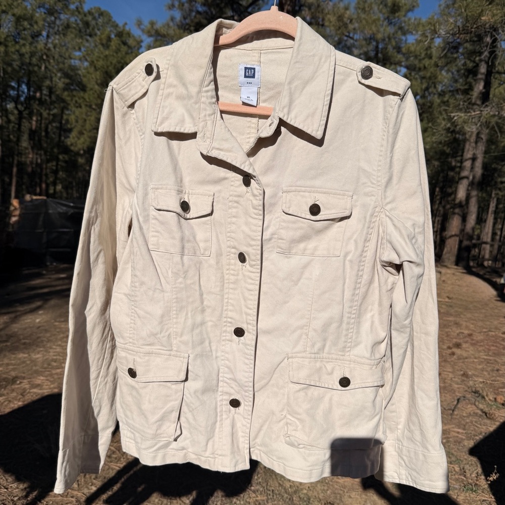 GUC Gap Light Khaki Utility Jacket size XL